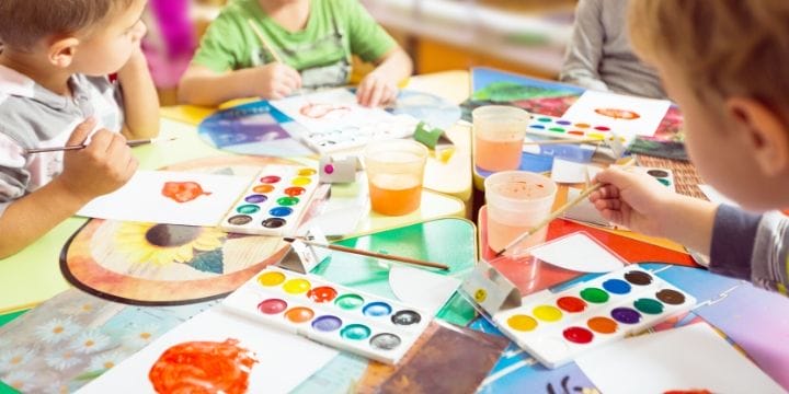 Painting for kids is a wonderful sensory experience that also develops their creativity. There are so many benefits to teaching kids to paint.
