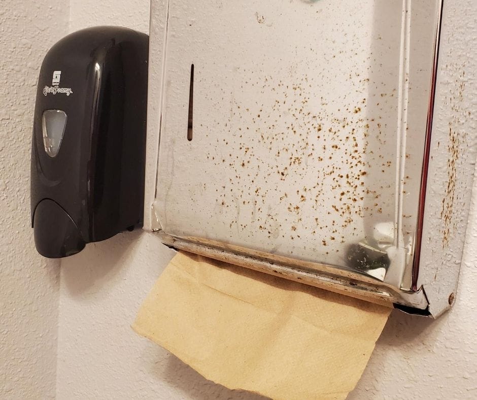 soap and paper towel dispenser for daycare