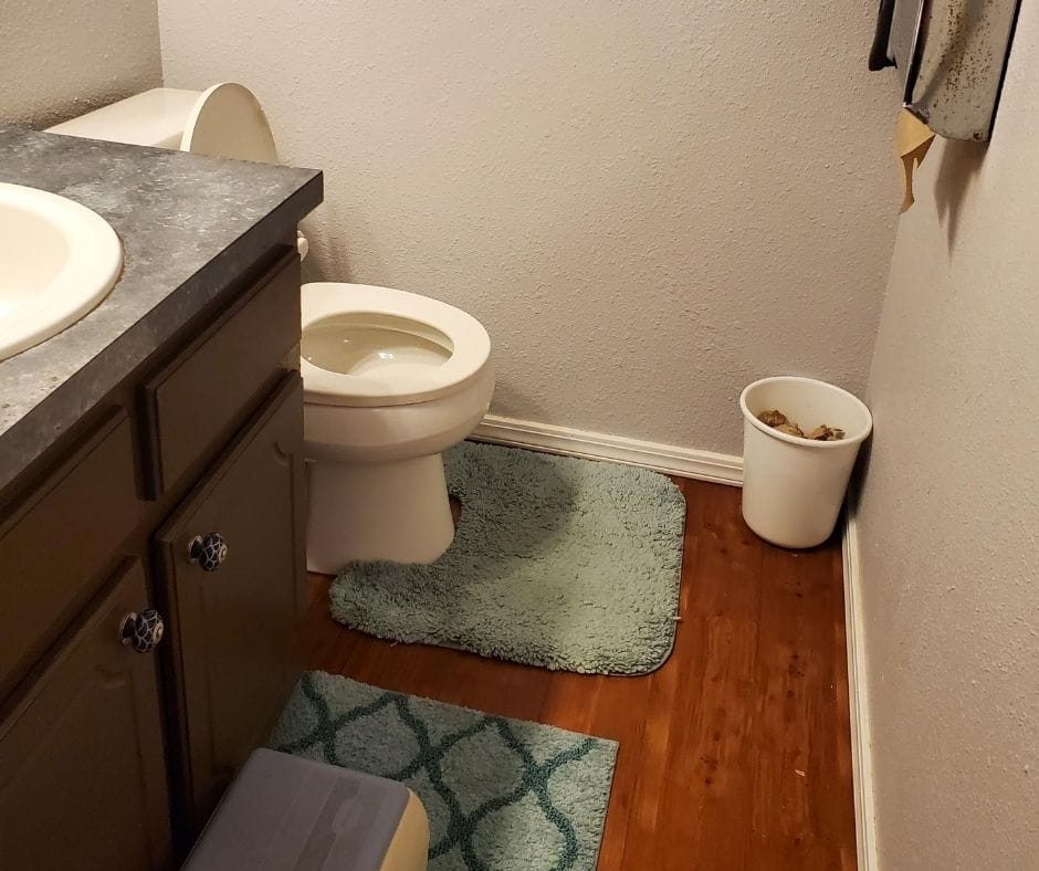 potty training area in small home daycare