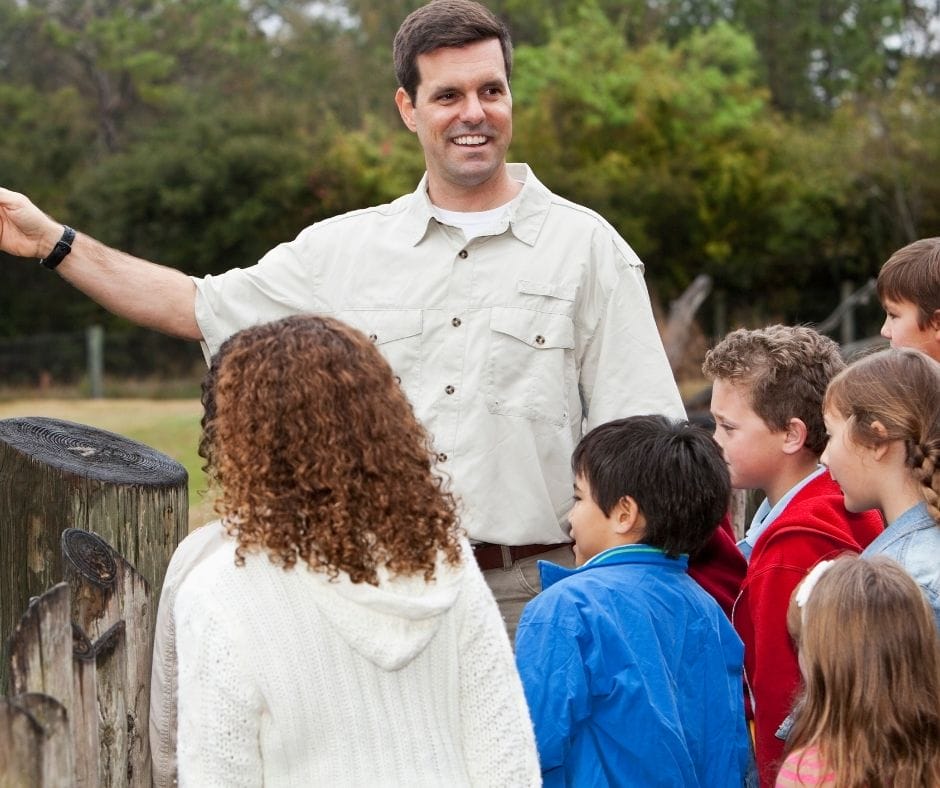 kids on a field trip