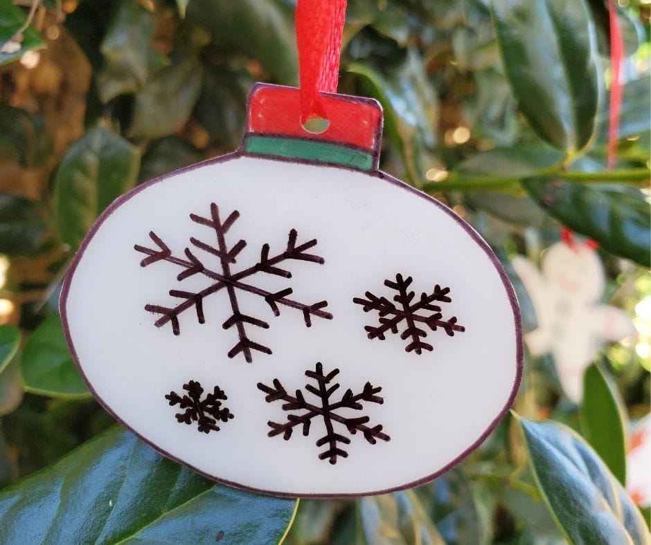 ornament shrinky dink