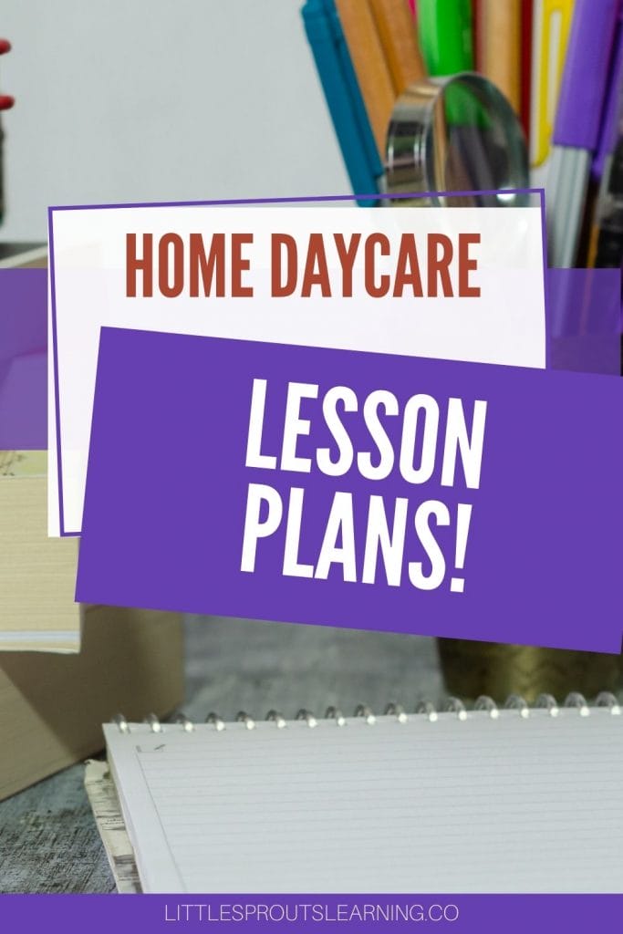 cup of pencils and pad of paper for planning lesson plans.