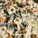 sausage spinach tortellini soup