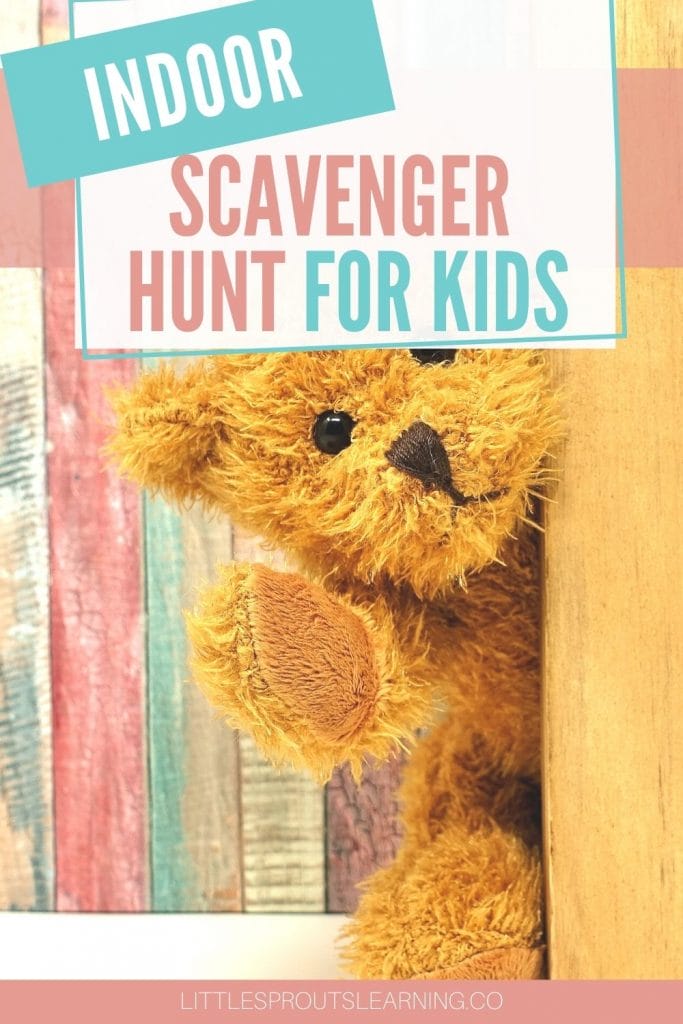 Teddy bear hiding around a corner peeking out