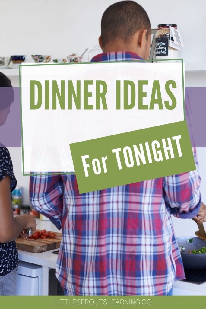 couple preparing tonight's dinner