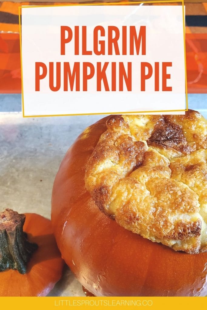 Traditional pumpkin custard baked in a pumpkin