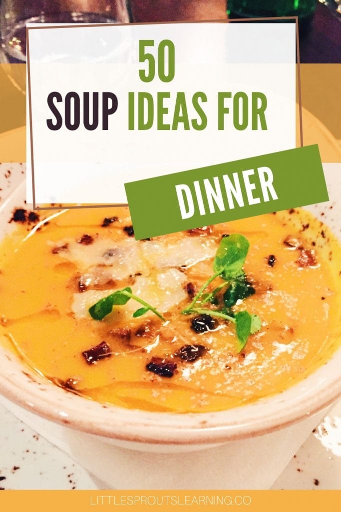 a bowl of soup with yummy garnish on the table