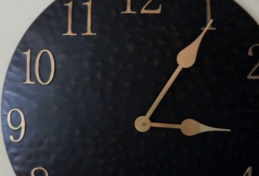 clock on the wall