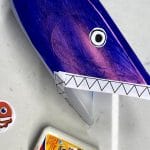 bruce milk carton catcher, nemo fish and bottle of glue