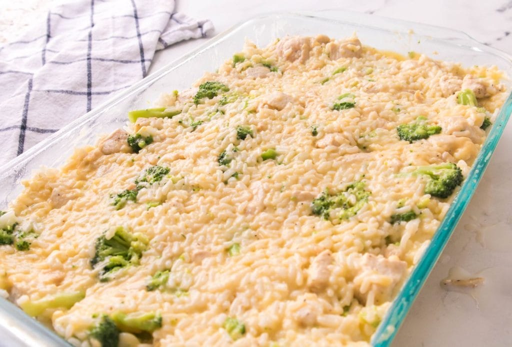 broccoli rice chicken casserole ready to bakes