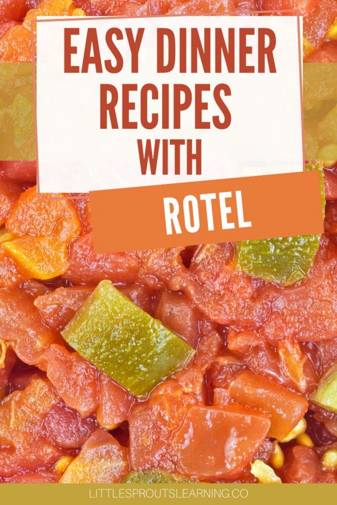 diced tomatoes and chilies, rotel