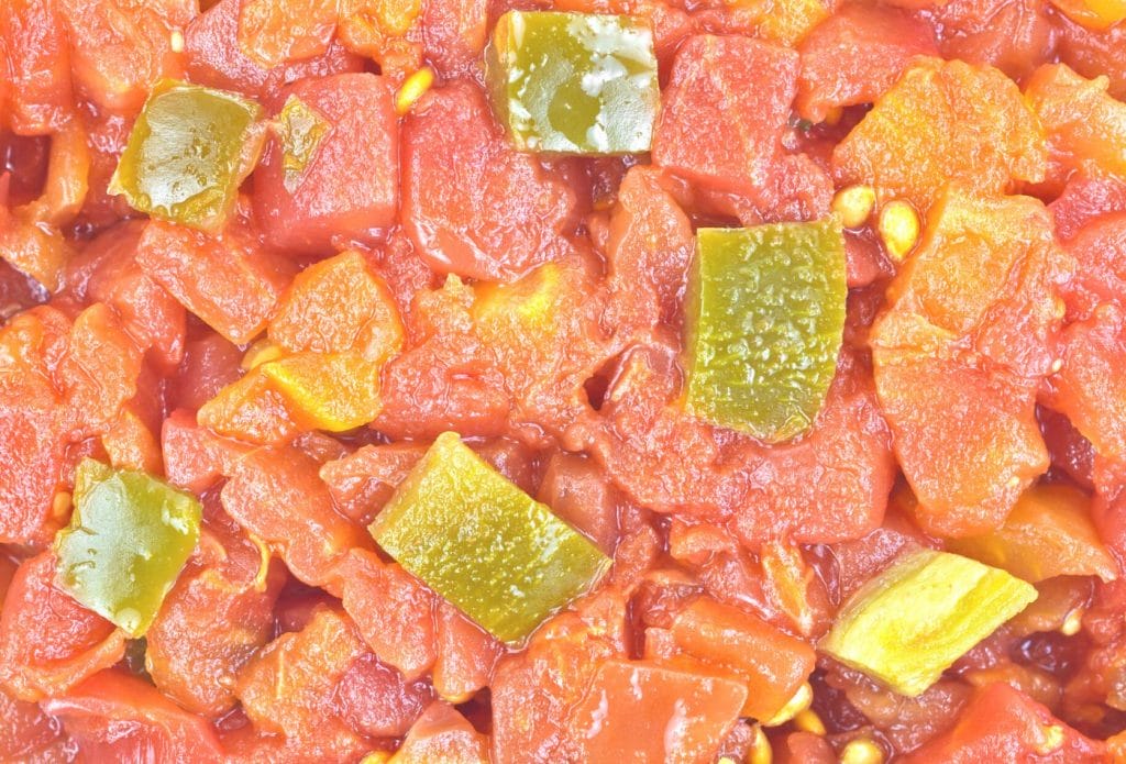 diced tomatoes and green chilies, homemade rotel