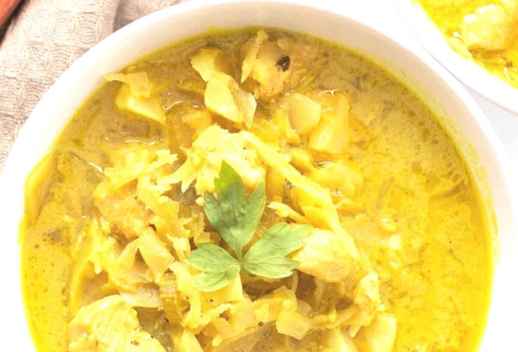 chicken and cabbage soup