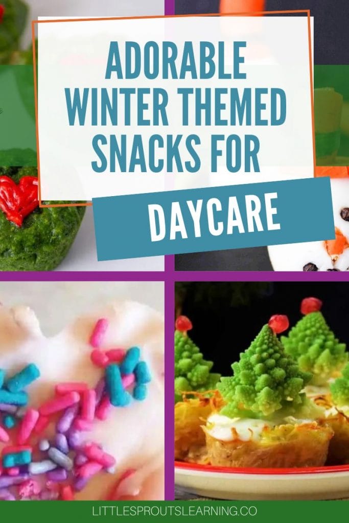 adorable winter themed snacks for daycare