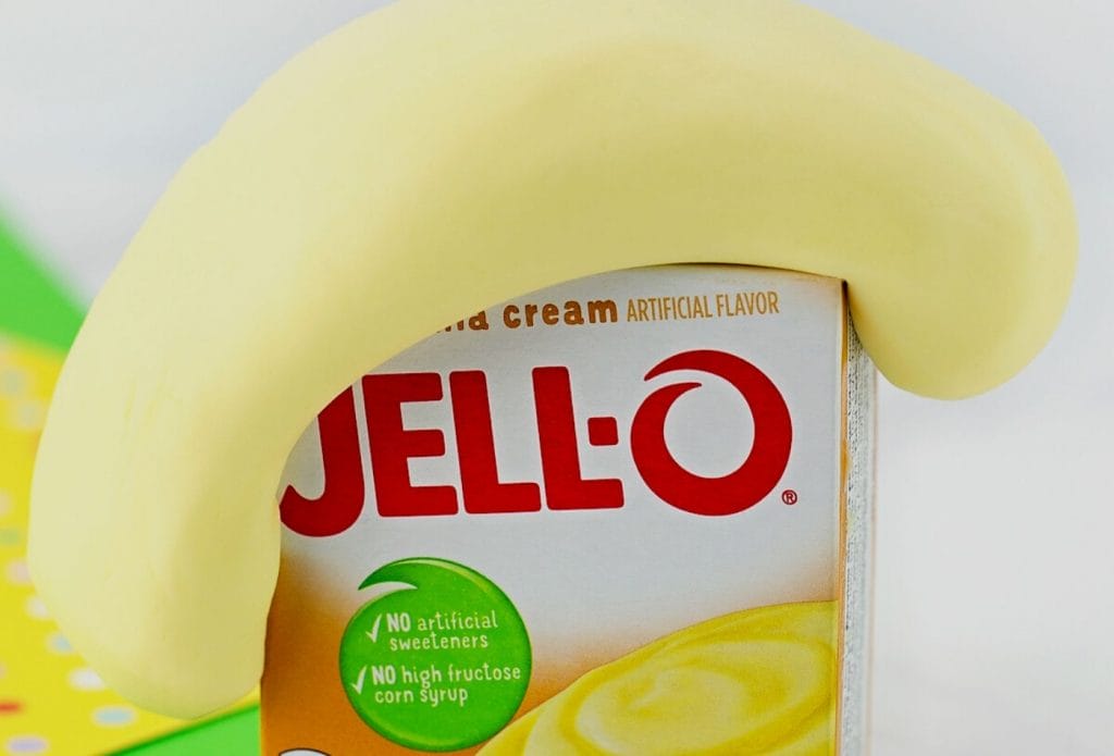 banana flavored sensory activity for kids