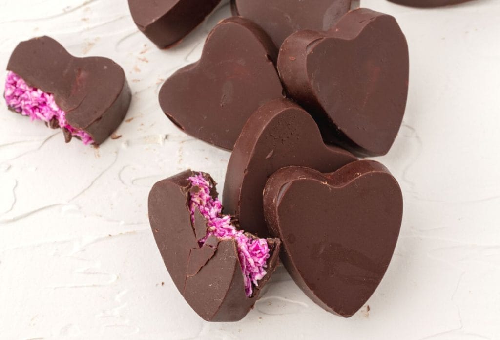 healthy valentine chocolates
