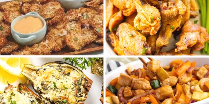 20 + Best Summer Air Fryer Recipes, air fryer recipes in a collage
