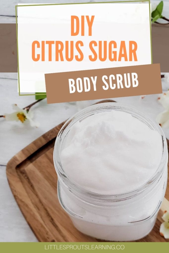 diy citrus sugar body scrub