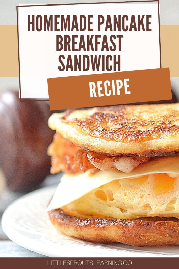 homemade pancake breakfast sandwich recipe