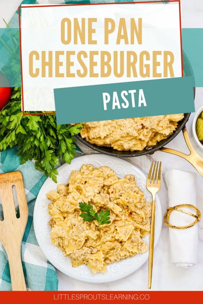 one pan cheeseburger pasta