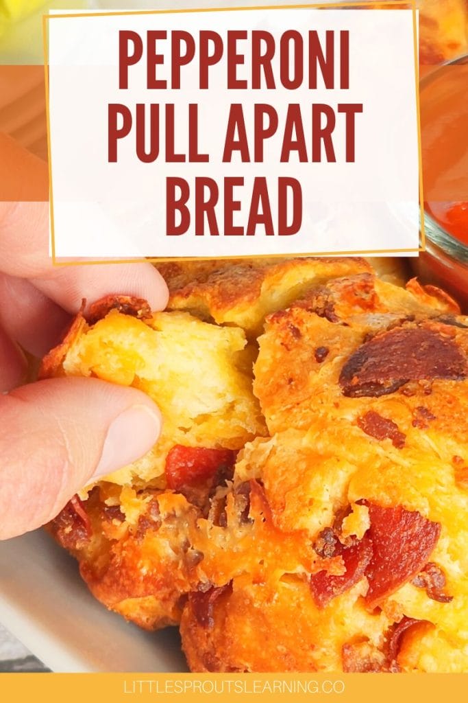 Pepperoni pull apart bread