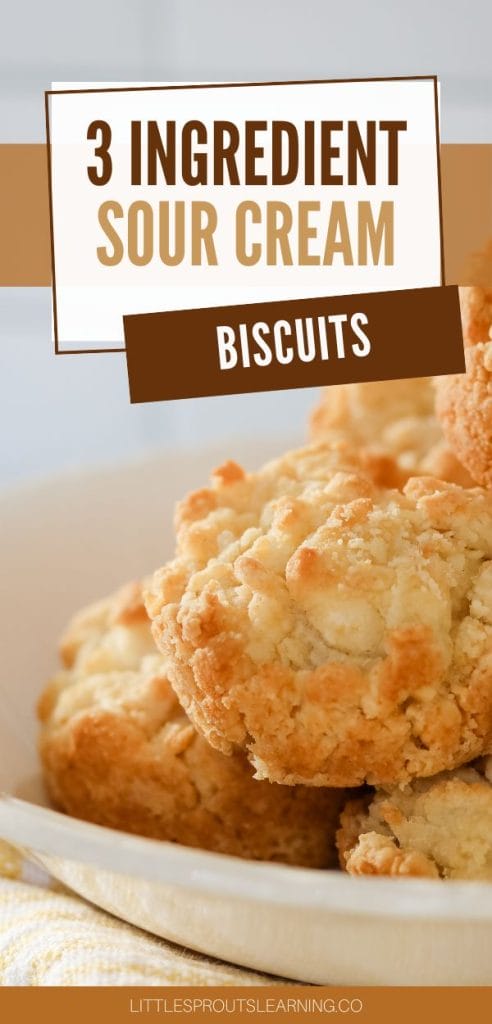3 ingredient sour cream biscuits