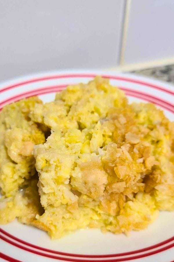 a plate of summer squash risotto