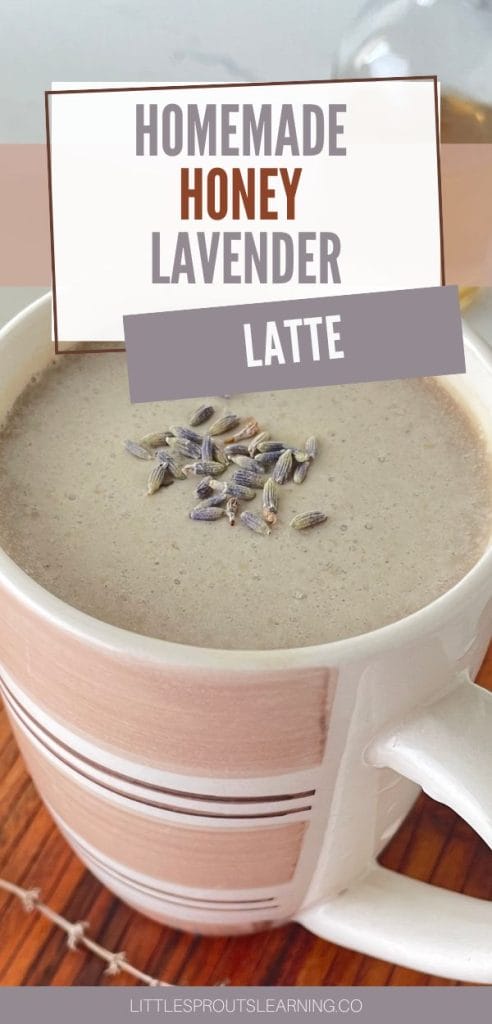 Homemade Honey Lavender Latte