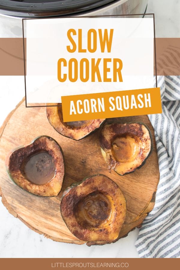 slow cooker acorn squash