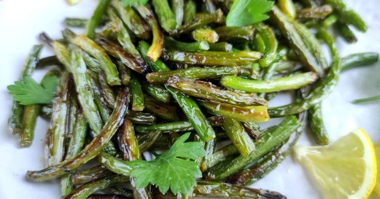 sauteed garlic scapes