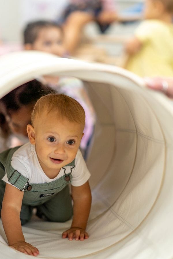 Kids playing at a home daycare