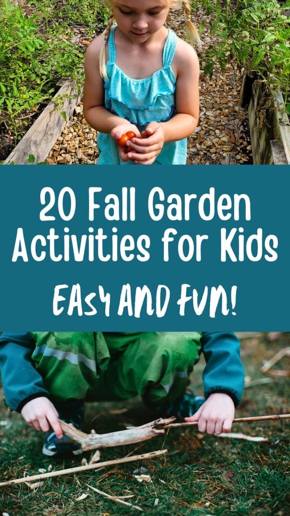 20 Fall Garden Activities for kids