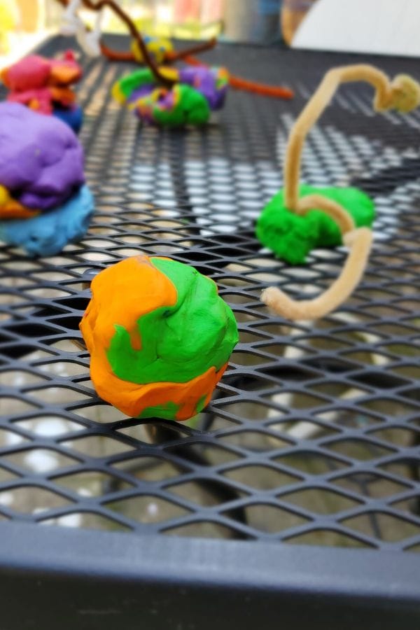 sculptures made my daycare kids