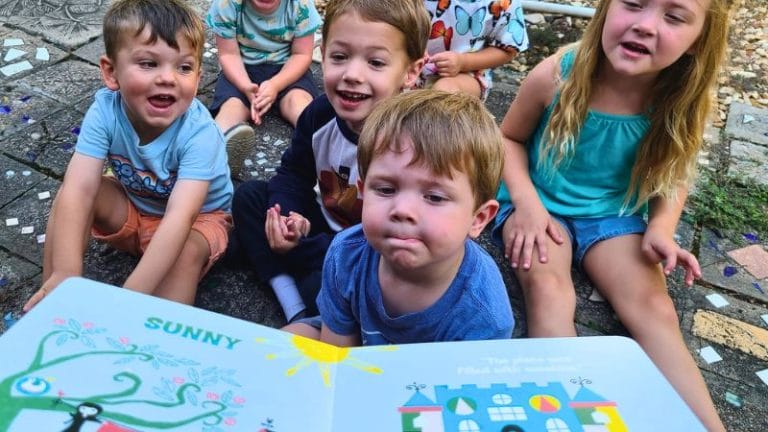 kids listening to the baby lit version of wuthering heights