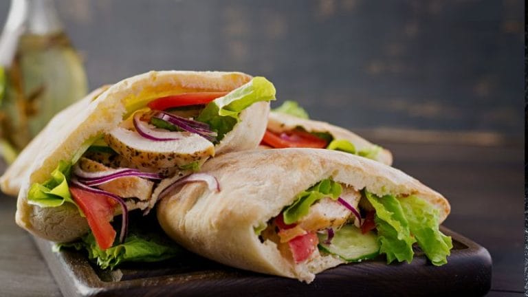 chicken salad pita