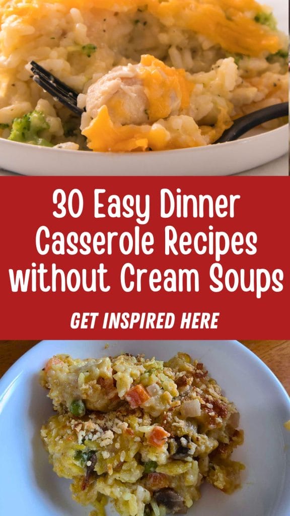 Discover two unique casserole dishes with "30 Easy Dinner Casserole Recipes without Cream Soups." Get inspired here with effortless dinner casserole recipes that delight.